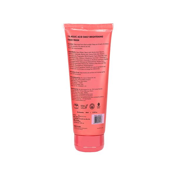 Mcaffeine Clear Glow 1% Kojic Acid Daily Brightening Face Wash with Glutathione 100 ml - Face Wash & Cleansers