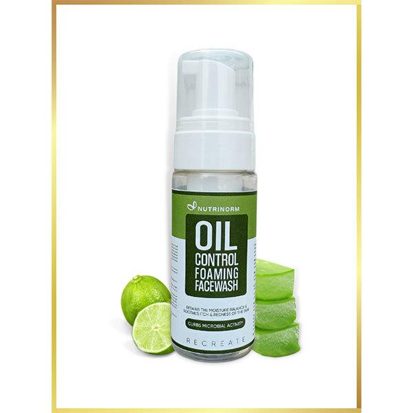Nutrinorm Oil Control Foaming Face Wash 150 ml - Face Washes