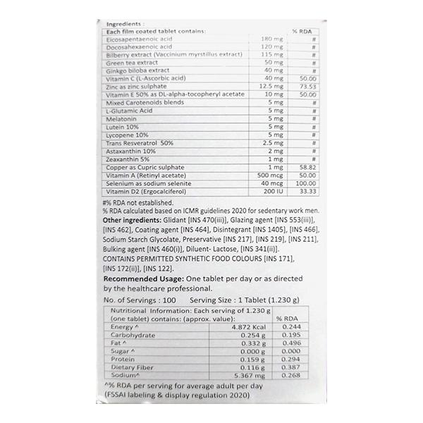 MACUCHEK FORTE NEW NUTRACEUTICAL Tablet 10's - Supplements-Sup