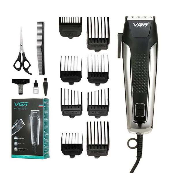 VGR V-120 Trimmer 0 min Runtime 8 Length Settings (Black) 1's - Trimmers