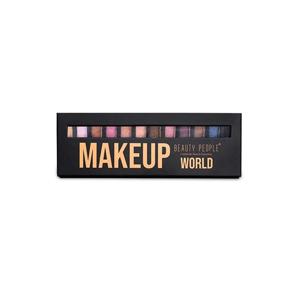 Beauty People Highly Pigmented Eyeshadow Palette - 12 Colors 02 All Shimmer 12 gm