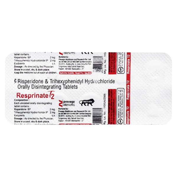 RESPRINATE T 2 Tablet 10's