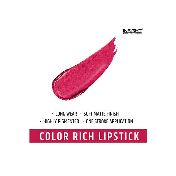 Insight Cosmetics Color Rich Lipstick - Shocking Pink 4.2 gm - Lipsticks