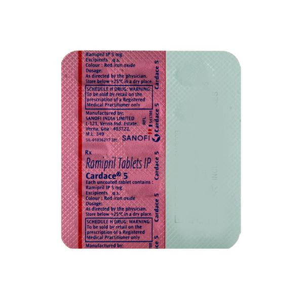 Cardace 5mg Tablet 15'S - Hypertension-ACE