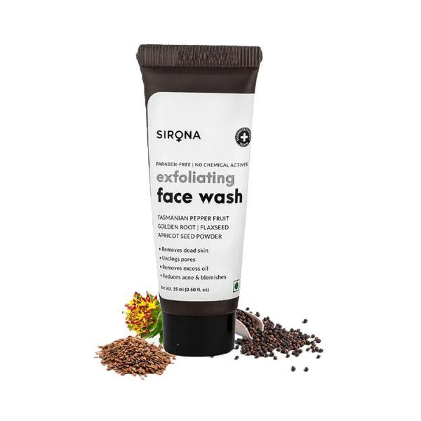 Netmeds | Sirona Exfoliating Face Wash 15 ml