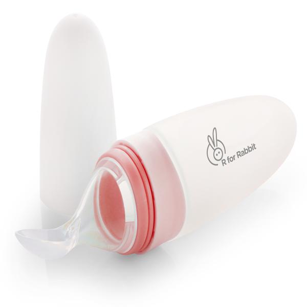 Netmeds | R for Rabbit First Feed Feeding Spoon - Pink 1's