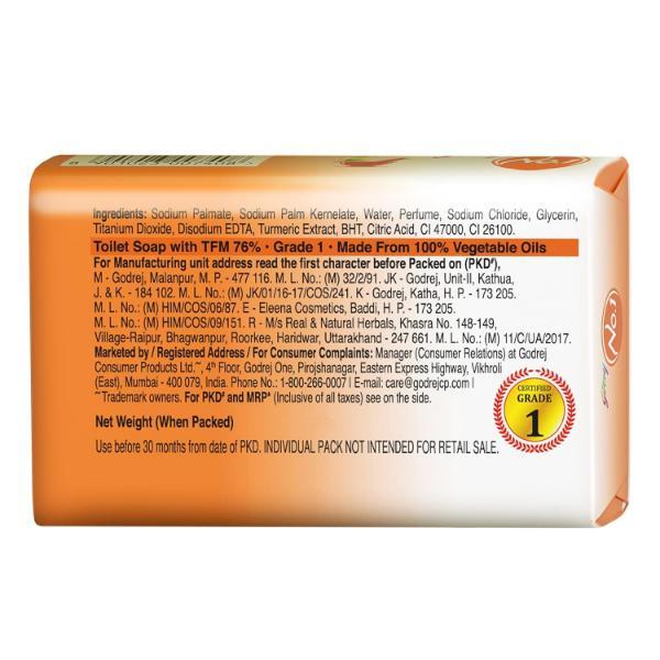 Godrej NO.1 Sandal & Turmeric Soap (Pack of 3 x 150 g + 150 g Free) - Soaps