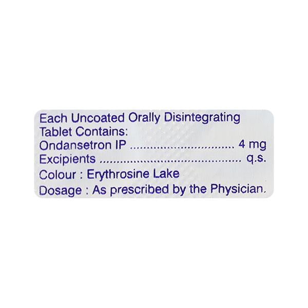 Eterna MD 4mg Tablet 10'S - Vomitting/Emesis-Ant