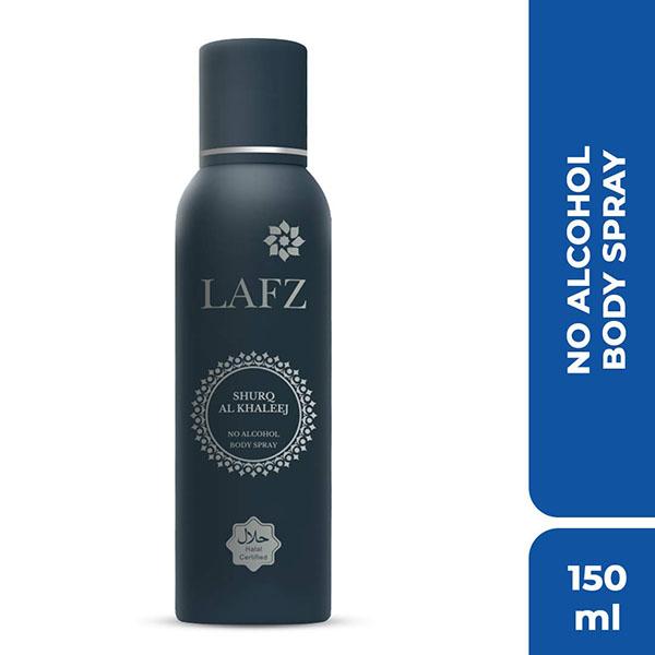 Lafz Shurq Al Khaleej No Alcohol Deodorant Spray - For Men 150 ml - Men Deodorants/Roll-Ons
