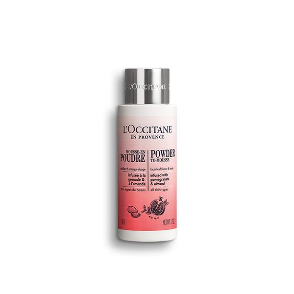 L'Occitane Powder-To-Mousse Facial Exfoliator & Mask 50 ml