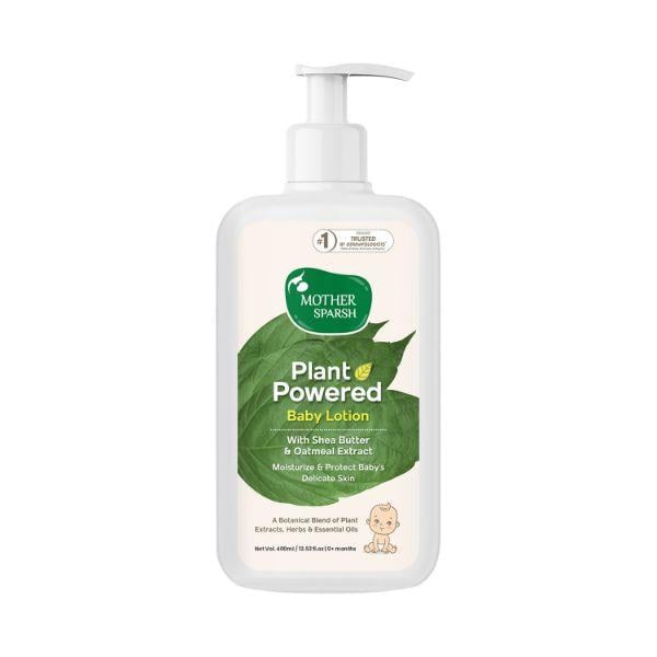 Netmeds | Mother Sparsh Plant Powered Natural Baby Lotion With Organic Shea Butter & Oatmeal Extract 400 ml