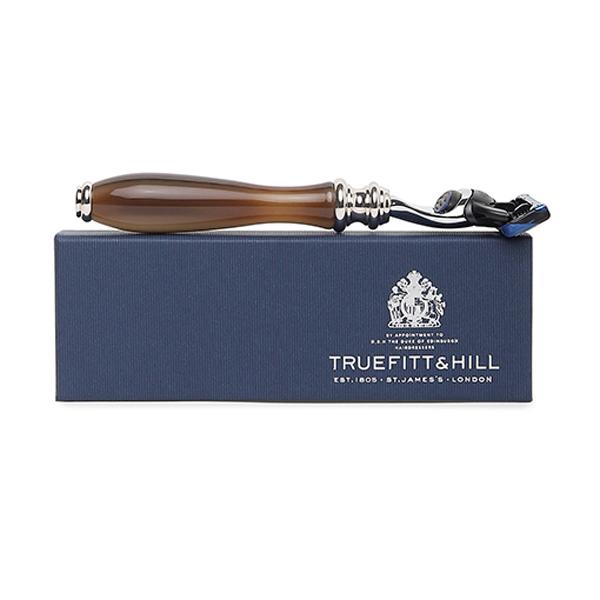 Netmeds | Truefitt and Hill Faux Horn Fusion Shaving Razor Chrome Wellington Essential Grooming Collection For Men 1's