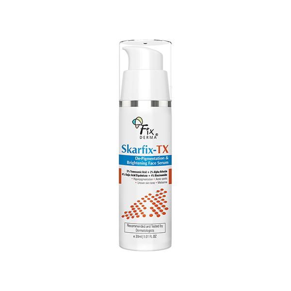 Netmeds | Fixderma Skarfix 4% Kojic Acid Face Serum for Brightening face, Acne Spots, Melasm 30 ml