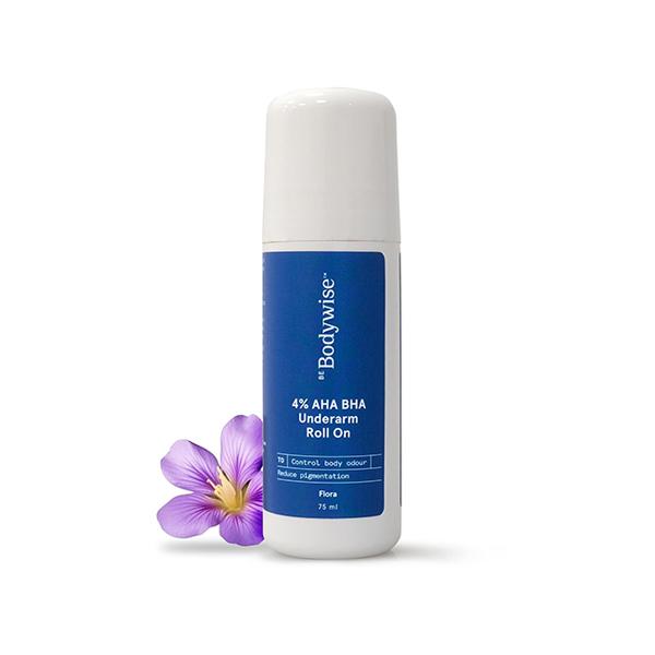 Netmeds | Be Bodywise 4% AHA BHA Underarm Roll On - Flora 75 ml