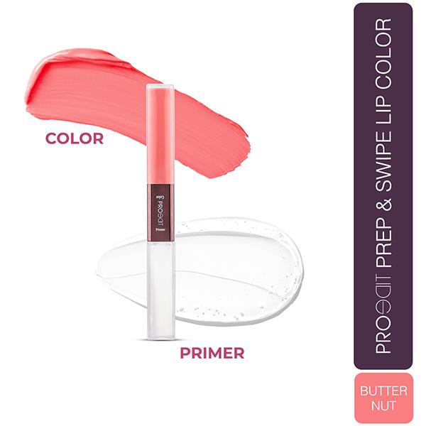 Lotus Make-Up Proedit Prep And Swipe Lip Color With Lip Primer Smudgeproof PL02 Butternut 6 g - Lipsticks
