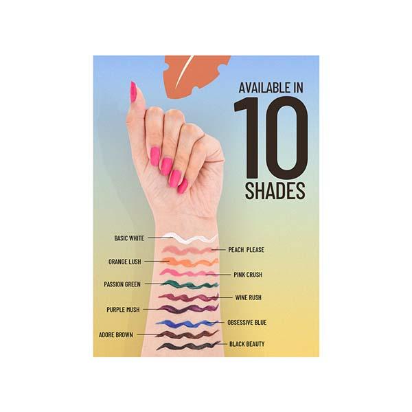 Swiss Beauty Colour Me Bright Sketch Eyeliner-Purple Mush 0.7 ml - Eyeliners