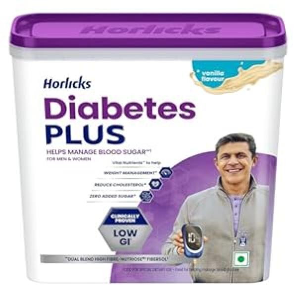 Netmeds | Horlicks Diabetes Plus Powder - Vanilla Flavour (Jar) 1 kg