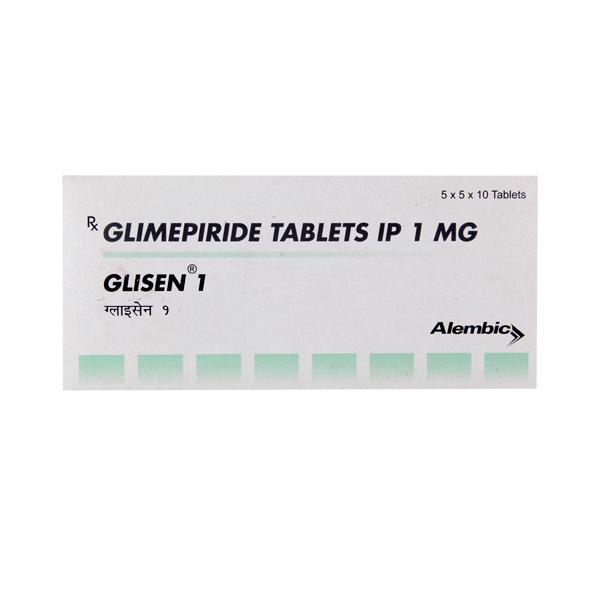 Glisen 1mg Tablet 10'S - Diabetes-Ant