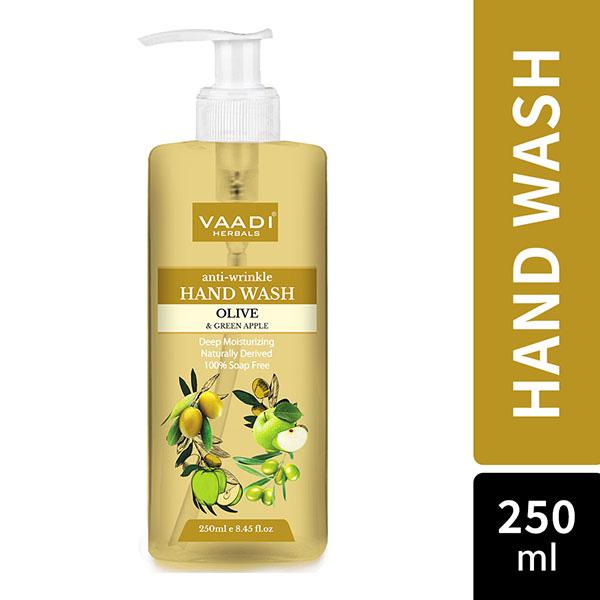 Anti-Wrinkle Olive and Green Apple Hand Wash 250 ml - Hand Wash & Soaps