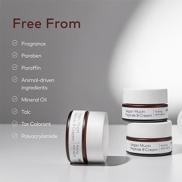 The Face Shop Alltimate Vegan Mucin Peptide 8 Cream 50 ml - Face Moisturizers