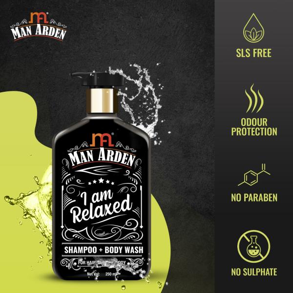 Man Arden I Am Relaxed Shampoo + Body Wash 250 ml - Shampoos