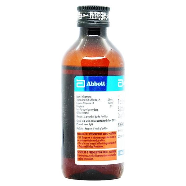 Phensedyl T Syrup 100ml - Cough And Cold-Cou