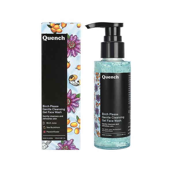 Quench Botanics Birch Please Gentle Cleansing Gel Face Wash 50 ml - Face Wash & Cleansers