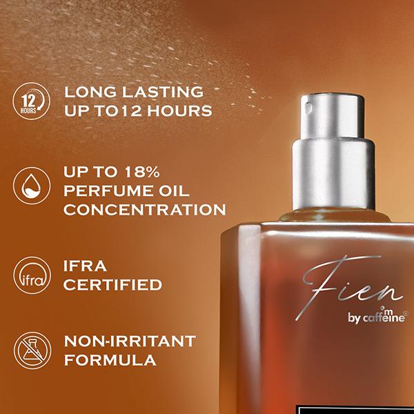 Mcaffeine Fien Fierce Perfume For Men- Citrusy EDP, 12 Hrs Long Lasting Scent For All Occasion 100 ml - Men Perfumes (Edt/Edp)
