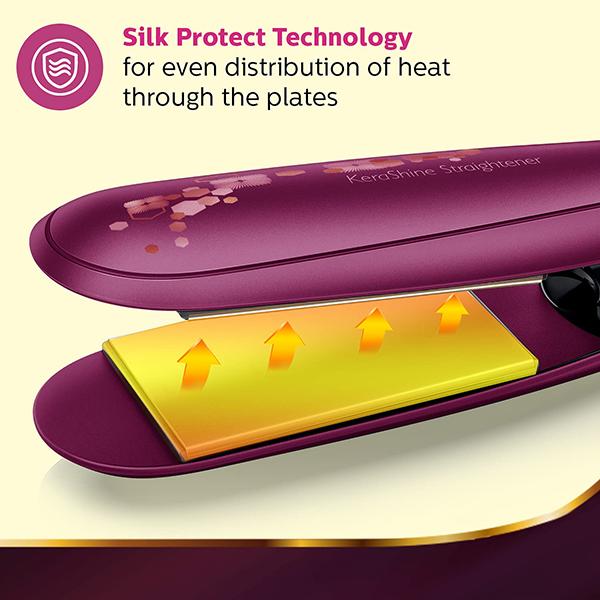 Philips Kerashine Titanium Wide plate Straightener with SilkProtect Technology (BHS738/00) 1's - Straighteners