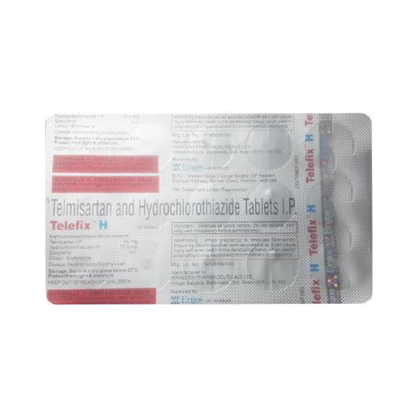 TELEFIX H Tablet 15's - Hypertension-Ang