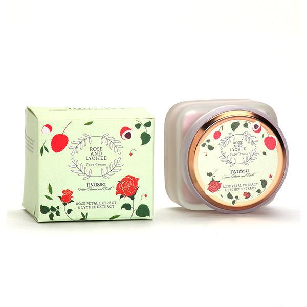Nyassa Rose and Lychee Face Cream 50 gm - Face Creams