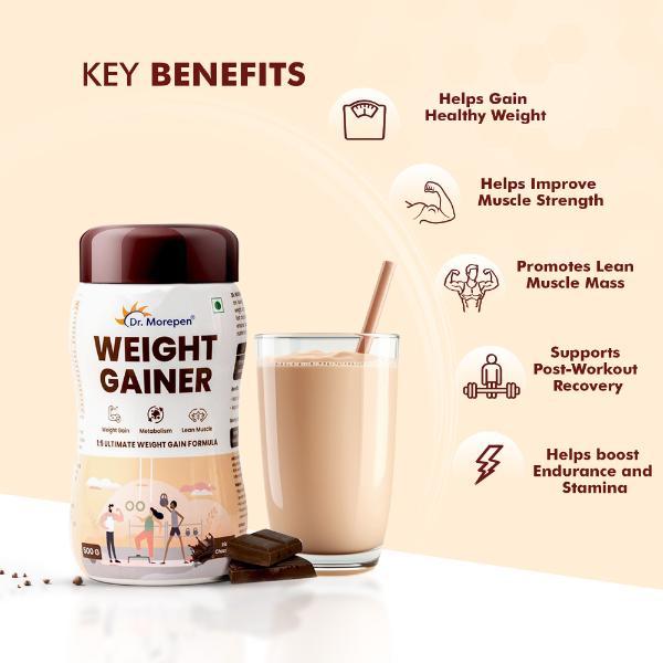 Dr. Morepen Weight Gainer - Irish Chocolate 500 gm - Weight Gain