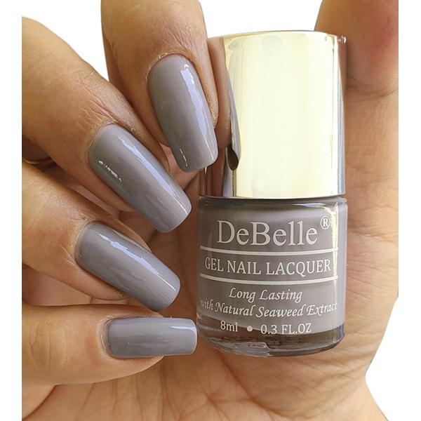 DeBelle Gel Nail Lacquer Sombre Grey Grey Nail Polish 8 Ml 8 ml - Nail Polish