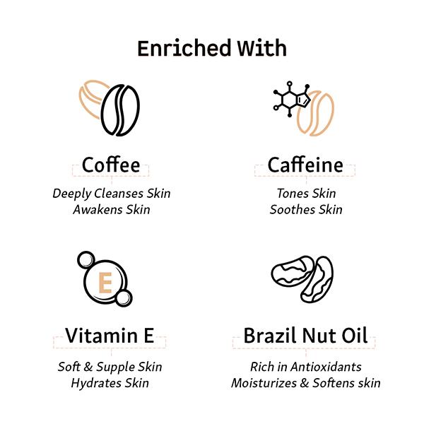 Mcaffeine Naked & Raw Coffee Body Wash 300 ml - Shower Gels & Body Wash