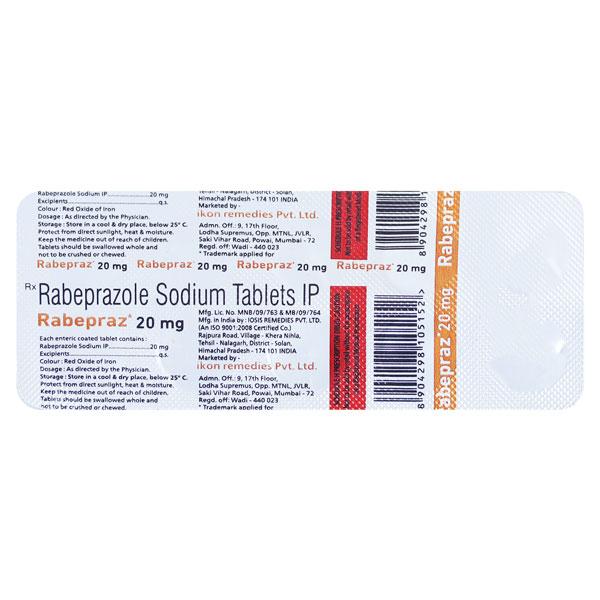 Netmeds | RABEPRAZ 20 Tablet 10's