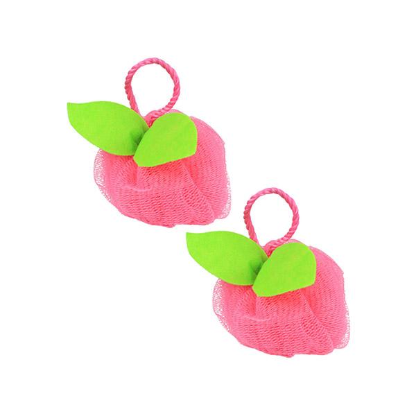 Netmeds | Vega Hot Pink Luxury Soft Body Sponge Natural Bath Loofah, (VC2BA-3/21) 2's
