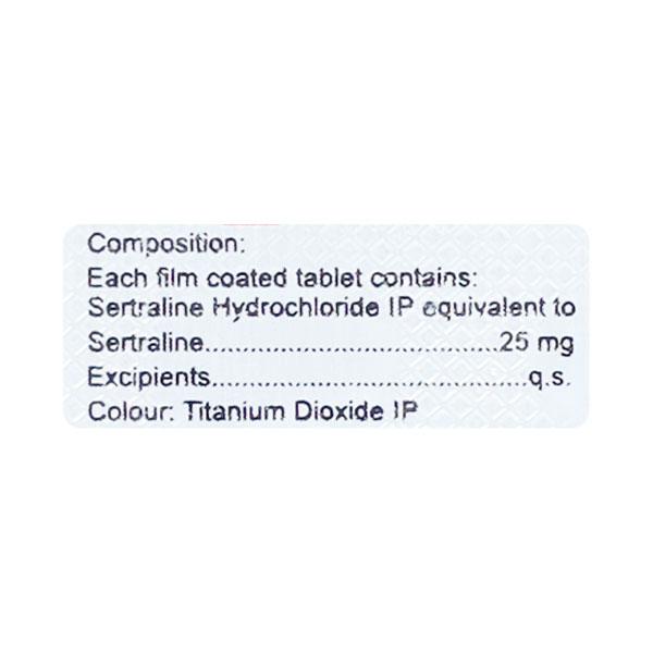 Serlift 25mg Tablet 10'S - Depression-Ant