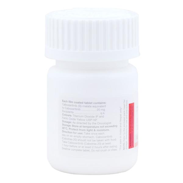 CABOTRES 20 Tablet 30's - Cancer Oncology-Cyt
