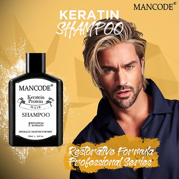 Mancode Keratin Shampoo 200 ml - Shampoos
