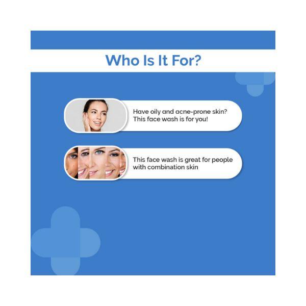 The Derma Co. 1 Percent Salicylic Acid Foaming Daily Face Wash for Active Acne and Clogged Pores 100ml - Face Washes