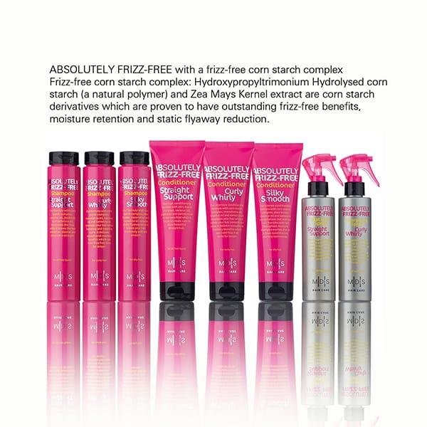 MADES Hair Care Absolutely Anti Frizz Shampoo Straight Support 250 ml - Shampoos