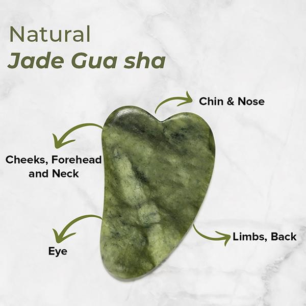 Saturn By GHC Jade Roller & Gua Sha Face & Neck Massage Kit 120 gm - Gua Shas & Rollers