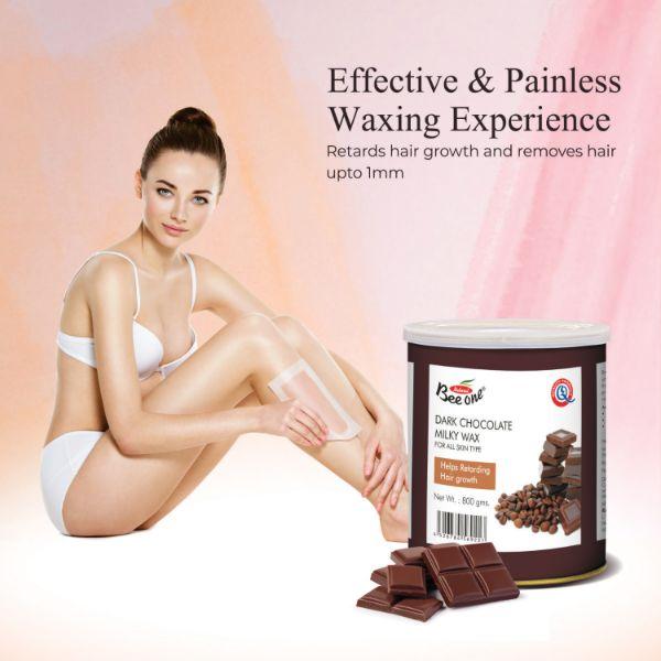 Bee One Dark Chocolate Milky Wax 800 gm - Shaving & Hair Removal
