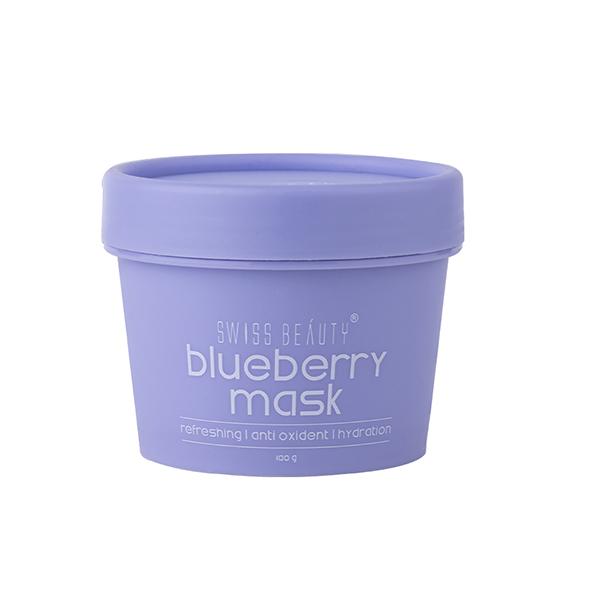 Swiss Beauty Blueberry Clay Mask 100 gm - Masks & Peels