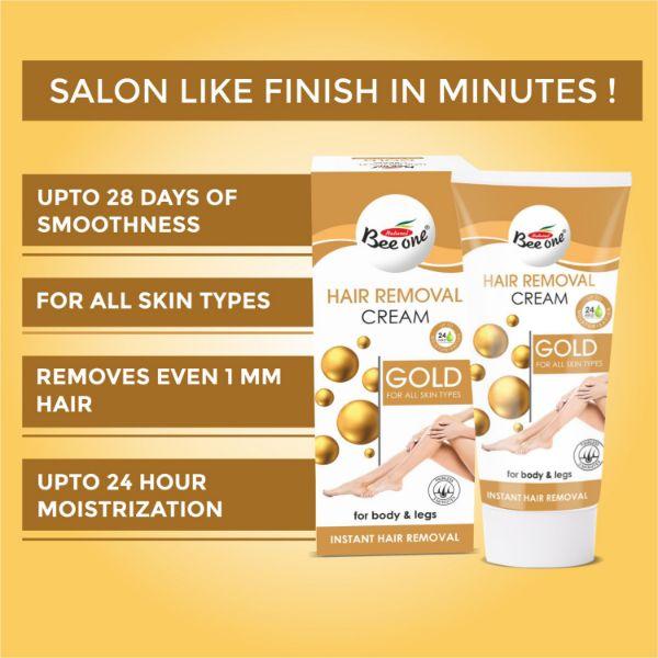 Bee One Gold Hair Removal Cream 60 ml - Shaving & Hair Removal