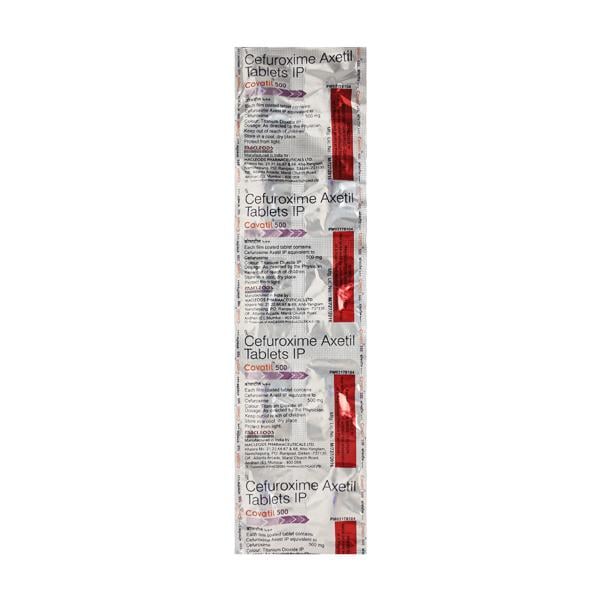 COVATIL 500 Tablet 10's - Bacterial Infections-Cep