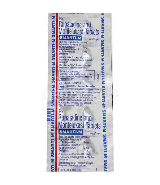 Smarti M Tablet 10'S - Allergies-Ant