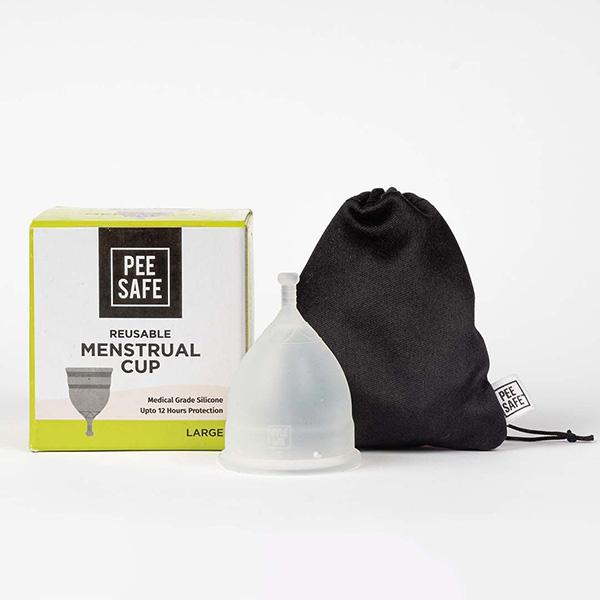 Netmeds | Pee Safe Reusable Menstrual Cup with Medical Grade Silcone for Women - Large 1's