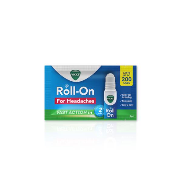 Netmeds | Vicks Roll On For Headaches 8 ml