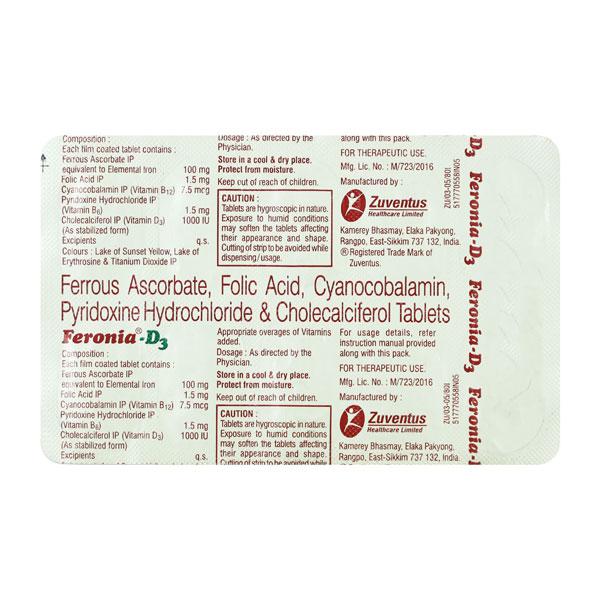 Netmeds | Feronia D3 Tablet 10'S